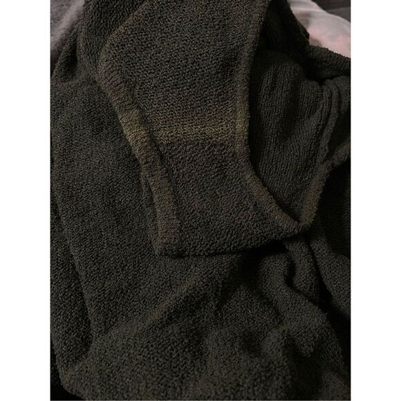 Torrid Olive Green Cold Shoulder Lace Up Long Sleeve Sweater Sz 2X - Picture 12 of 13